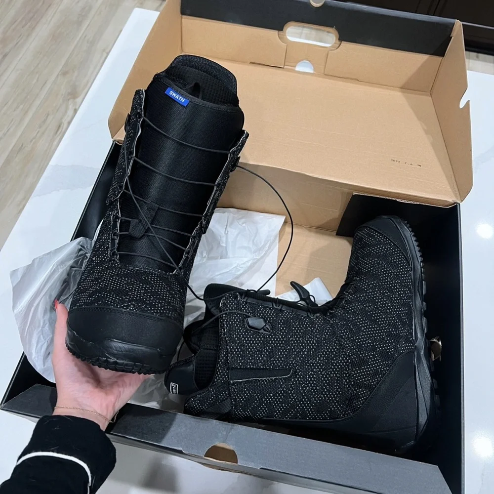 Burton Black Snowboard Boots - Swath Speedzone - Men's